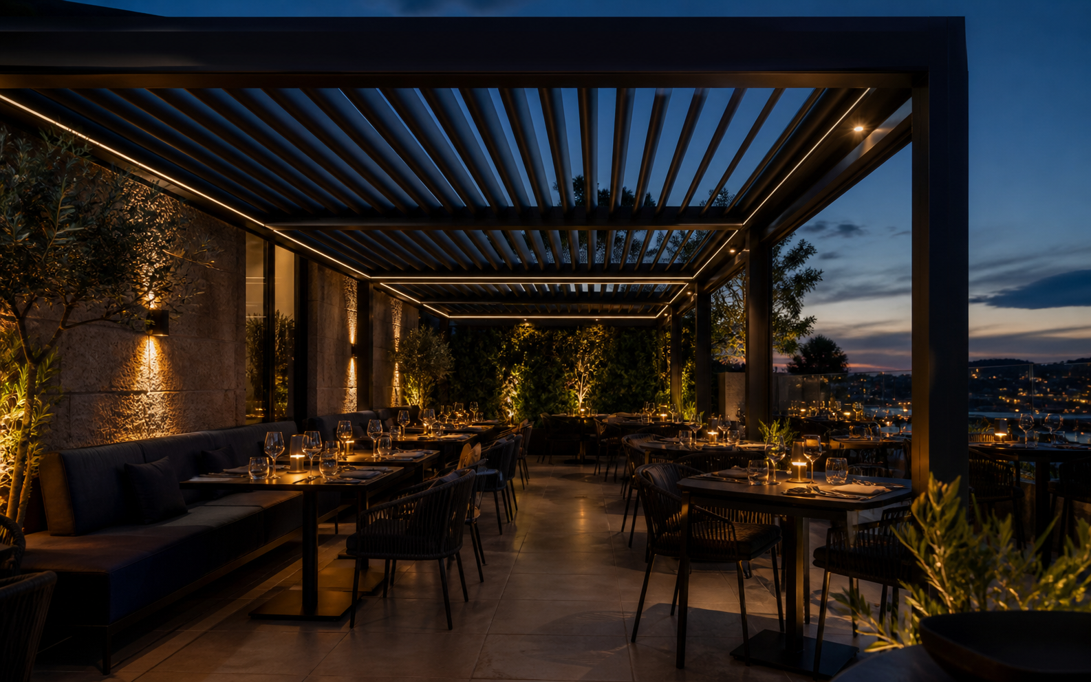Restaurant outdoor shade